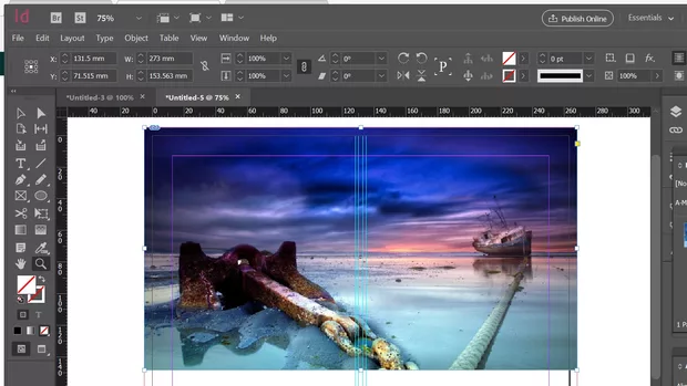 Екранна снимка към: Здравейте. Реших да си направя мой проект, за който използвах снимка от интернет. Тя е с висока резолюция - 1536х864. Но когато я плейстнах изглеждаше зле - с ниска резолюция. Защо се получи така?
