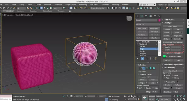 Екранна снимка към: Защо при мен OpenSubDiv не работи в 3ds MAX2016/2018?