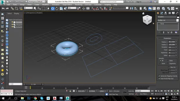 Екранна снимка към: Как да активирам трансформационното Gizmo?