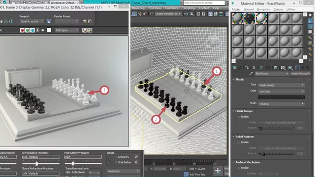 Екранна снимка към: Как да реша проблема с прилагането на материали върху фигурите? Макс 2017!