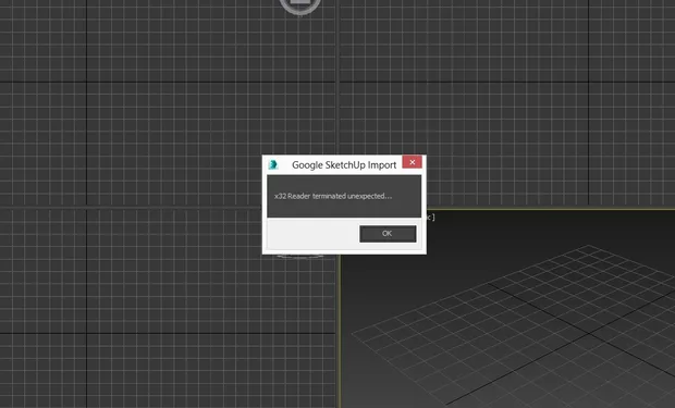 Екранна снимка към: Може ли да ми помогнете за импортирането на файл от "Google Sketchup"