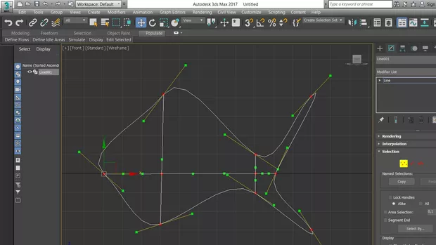 Екранна снимка към: Защо при прилагане на модификатора "surface" ,част от изображението изчезва?!