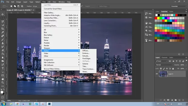 Екранна снимка към: Как да активирам Oil Filter PS CC 2015 ?