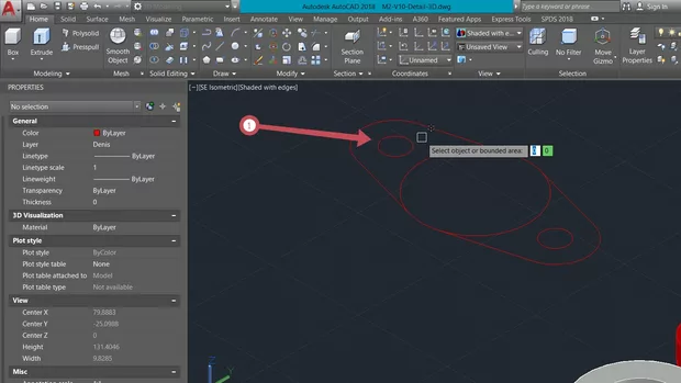 Екранна снимка към: Защо при Presspull не ми позволява да използвам Bounded area