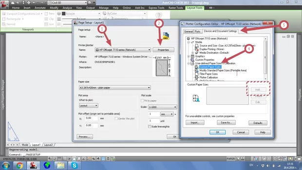 Екранна снимка към: Защо не мога да добавя нов размер на листа?