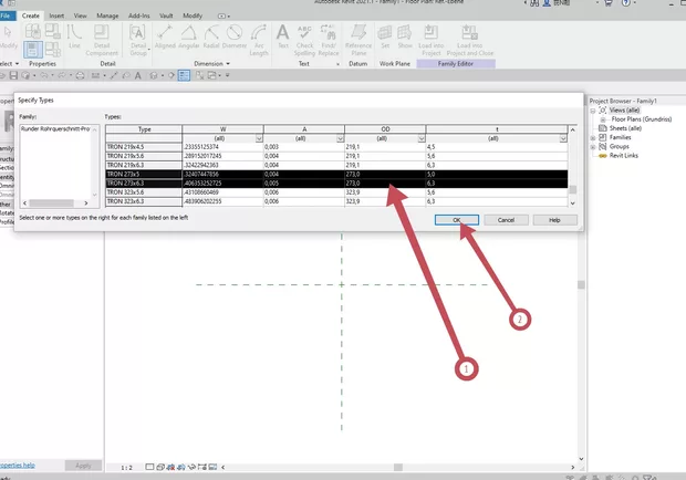 Екранна снимка към: Как да Добавя фамилия в проект