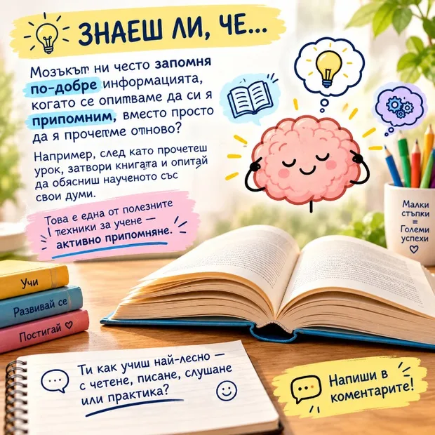 Екранна снимка към: Ден 3 - Любопитен факт. "Знаеш ли, че...?"