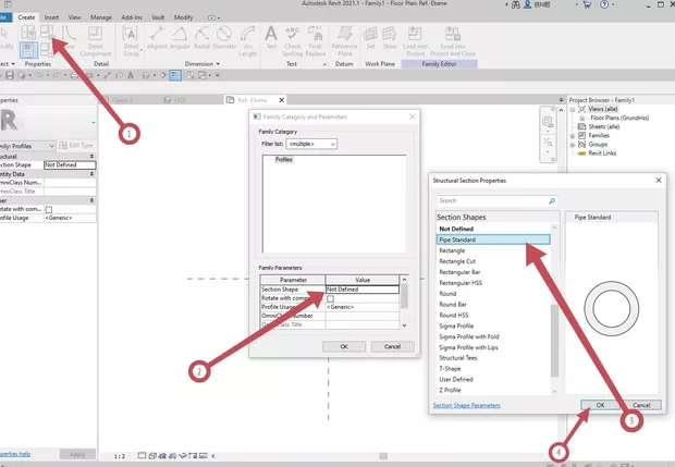 Екранна снимка към: Как да Добавя фамилия в проект