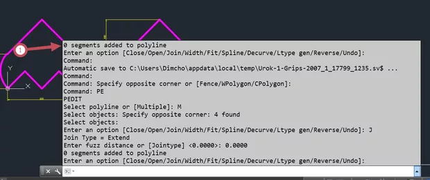 Екранна снимка към: Каква е разликата за въвеждане на команда Y във версия 2017,когато правя всички линии полилинии.Тази команда ми липсва,въпреки че следвам стъпките!Благодаря ви.