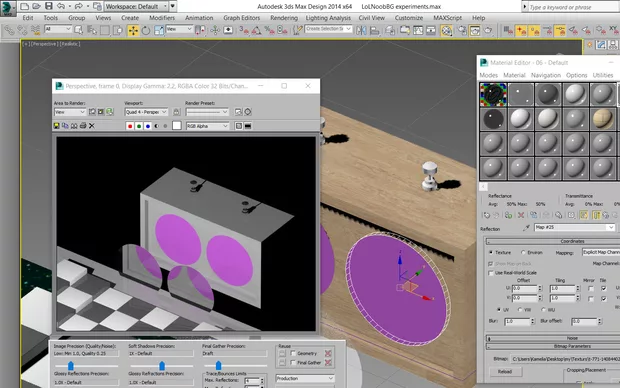 Екранна снимка към: Защо не ми излиза текстурата при рендериране?<br>