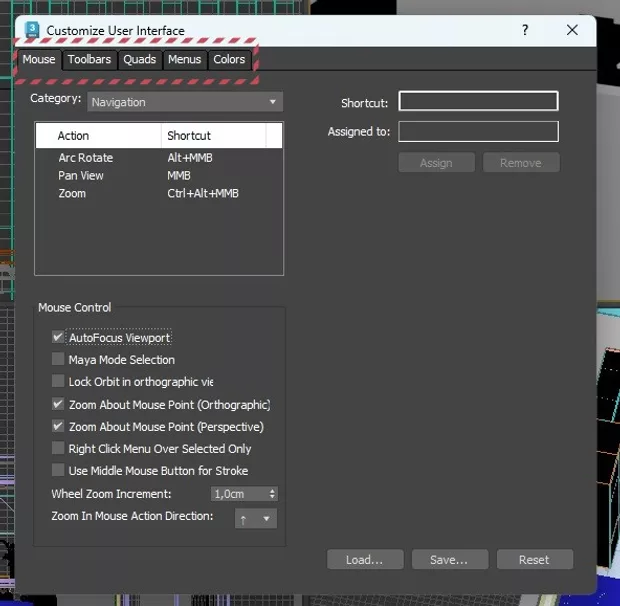 Екранна снимка към: Липса на бутон Keyboard в Custommize Interface менюто
