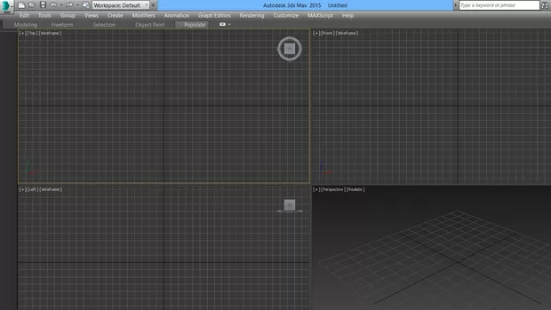 Екранна снимка към: Здравейте,когато си стартирам 3dsmax 2015 на интерфейса не ми излизат най-често използваните команди,как да ги върна?