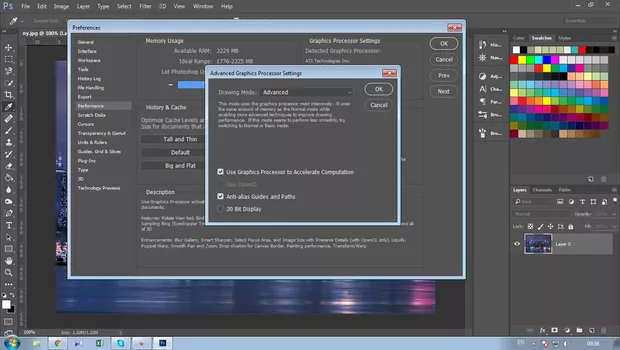 Екранна снимка към: Как да активирам Oil Filter PS CC 2015 ?