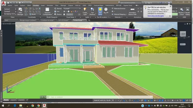Екранна снимка към: Защо изображението се получава наполовина, след рендериране?