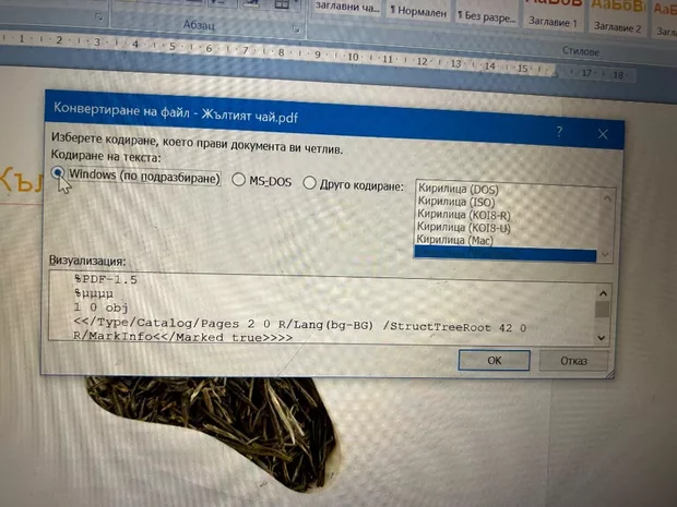 Екранна снимка към: Как да конвертирам файла