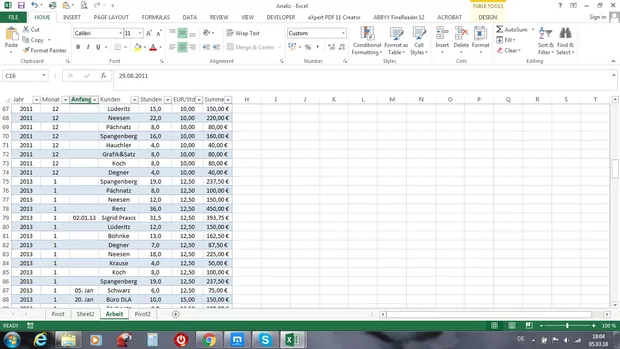 Екранна снимка към: Защо пивот таблицата не може да ми се отвори?