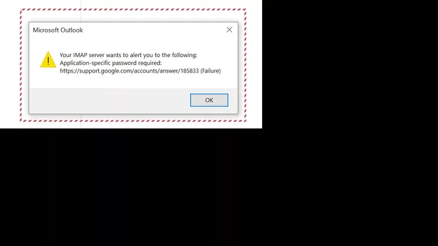 Екранна снимка към: Защо не си виждам имейлите в Outlook