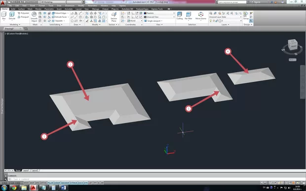 Екранна снимка към: Създаване на покрив с по-сложна основа