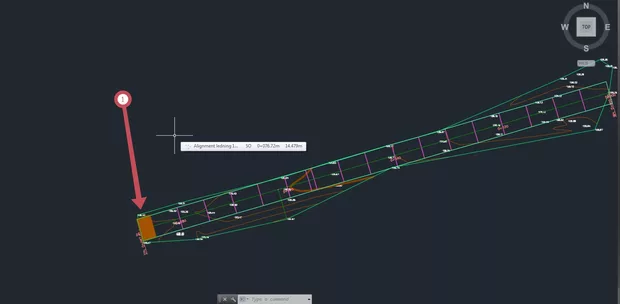 Екранна снимка към: Защо повърхнината ми се влияе само в единия край на проекта?
