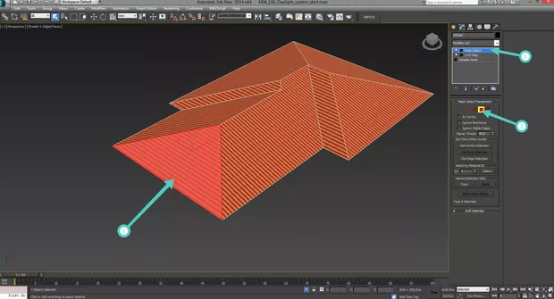 Екранна снимка към: Подравняване на текстури на сложни обекти в&nbsp;3ds Max
