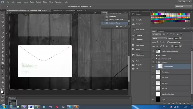 Екранна снимка към: Защо освен пътеката се селектира и рамката на референцията?