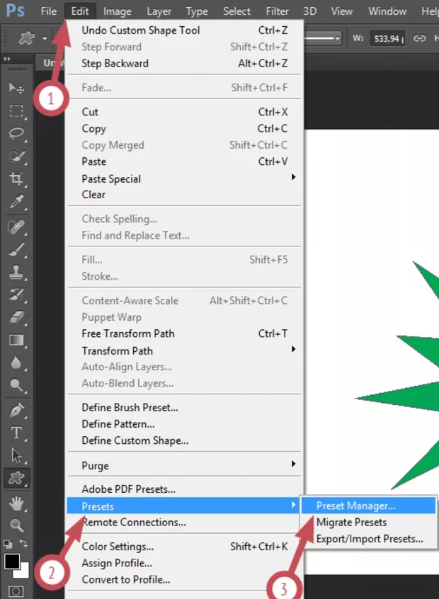 Екранна снимка към: Създаване на четка