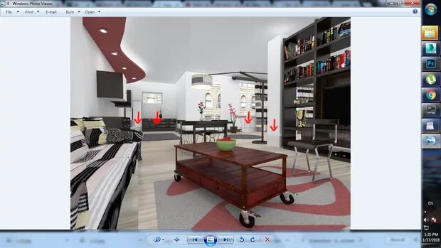 Екранна снимка към: Каква може да е причинена за тази тъмна лента върху цялото изображение от долу?&nbsp;