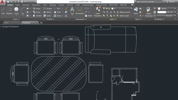 Екранна снимка към: Как да променя мащаба на мебели, за да станат съвместими с помещението?