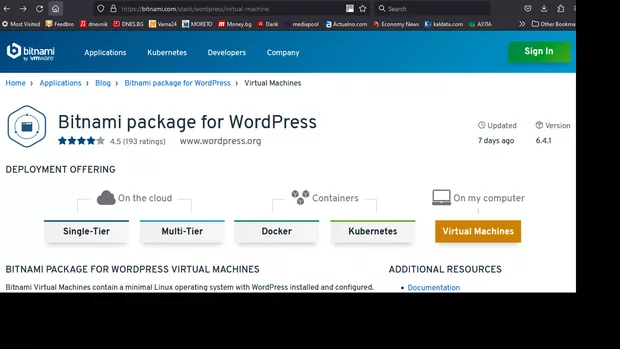 Екранна снимка към: С кое приложение да отворя bitnami-wordpress-6.4.1-r0-debian-11-amd64.ova?