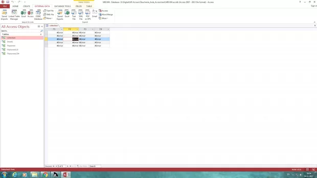Екранна снимка към: Защо изчезват данните в Linked table, след като затворя Excel?