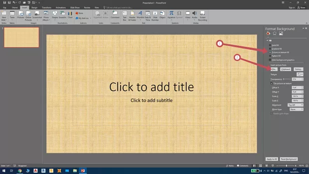 Екранна снимка към: Може ли да дам допълнение за поставяне на снимка като фон?