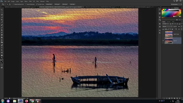 Екранна снимка към: Може ли да споделя? Даже намалих сатурацията на оригиналното изображение.