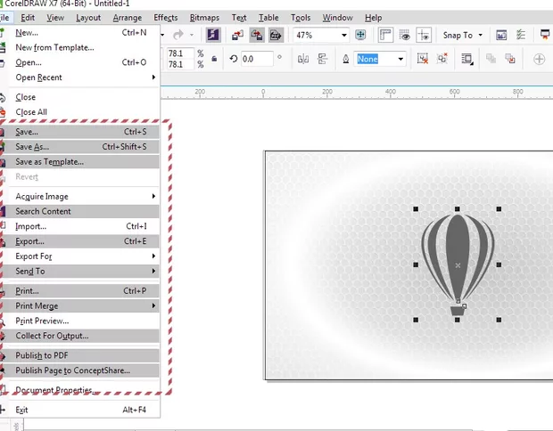 Екранна снимка към: Защо определени опции от менюто са ми в тъмно сив фон и не мога да ги ползвам?