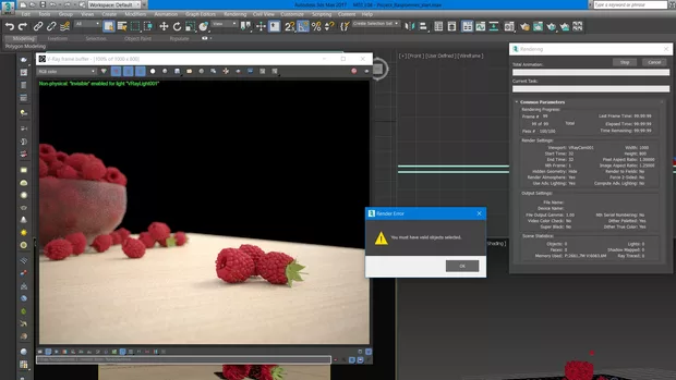 Екранна снимка към: Защо ми излиза това съобщение "you must  have valid object selected"?
