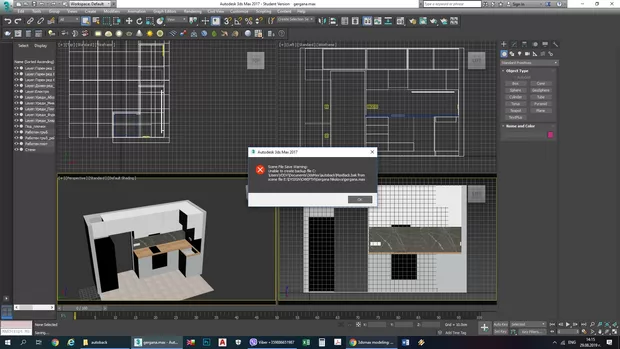 Екранна снимка към: Как да премахна тази грешка при save, която ми се появява, независимо дали аз искам да си запиша файла, или програмата прави autosave?