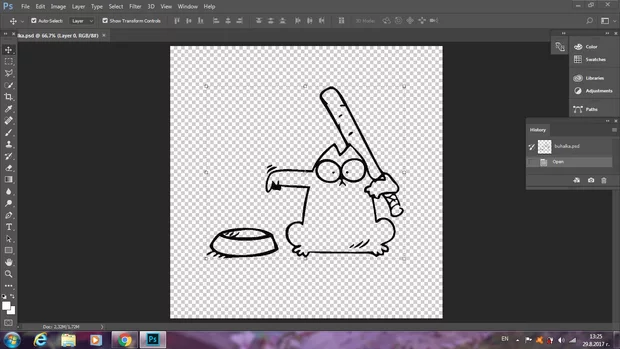 Екранна снимка към: В фотошоп, кои инструменти трябва да използвам за да мога определени обекти да ги направя в даден размер?