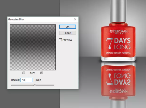 Екранна снимка към: Как да добавим отражение на обект?