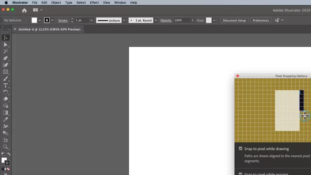 Екранна снимка към: Как да изключа опцията SNAP TO PIXEL,&nbsp;