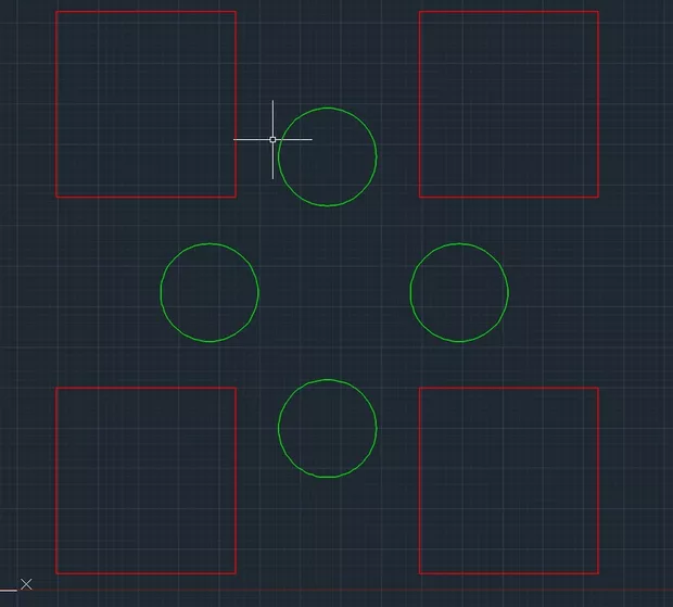 Екранна снимка към: AutoCAD урок за разликата между избор от ляво надясно и от дясно наляво