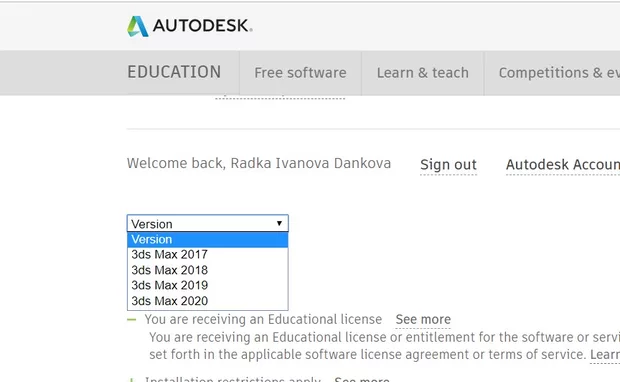 Екранна снимка към: Защо версия 2019  няма MentalRay?