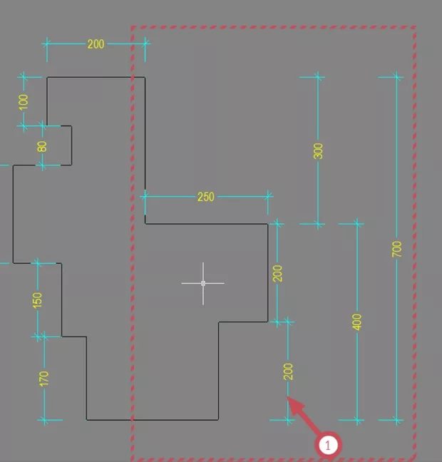 Екранна снимка към: Подравняване на размерни линии в AutoCAD.
