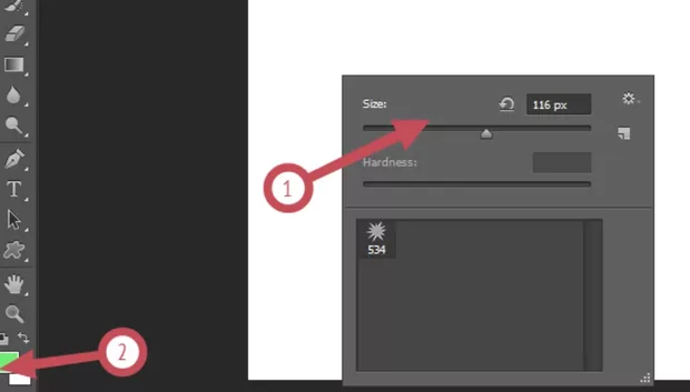 Екранна снимка към: Създаване на четка