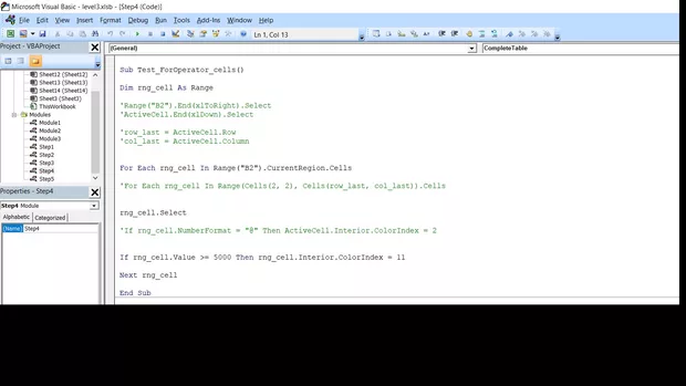 Екранна снимка към: Може ли да се използва For Each - Next оператор за таблици съдържащи числа и текст