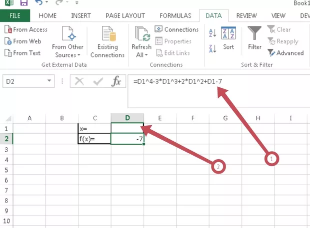 Екранна снимка към: Използване на функцията "Goal Seek"в Excel&nbsp;