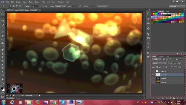 Екранна снимка към: Защо layer stack-ът ми е по-малък?
