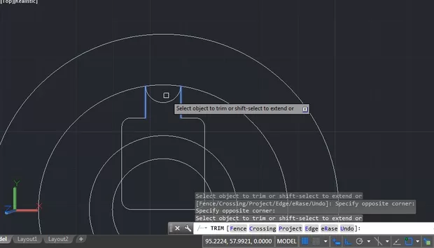 Екранна снимка към: Защо Trimm ми изтрива други части?