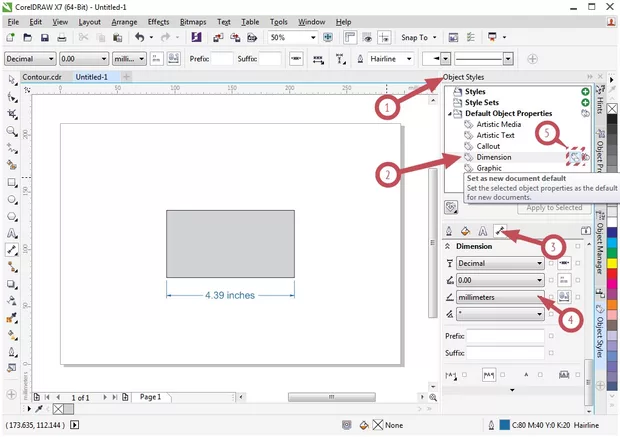 Екранна снимка към: Как да решим проблем с промяната на мерните единици за оразмерителните линии
