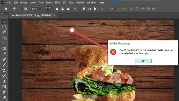 Екранна снимка към: Как да намеря отметката на Auto-Select на командата Move Tool?