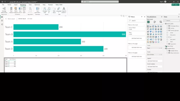 Екранна снимка към: С най-новата верси на Power Bi съм и не октривам къде се намира Sort by column ?