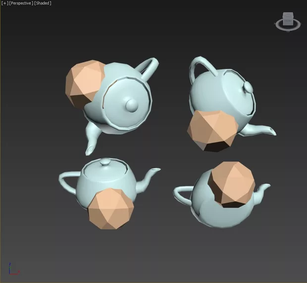 Екранна снимка към: Трик с Булеви обекти в 3ds Max